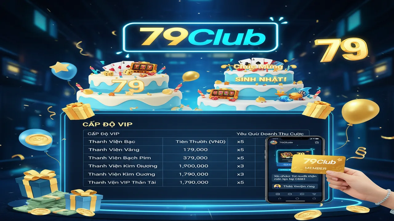 Quà tặng sinh nhật 79Club