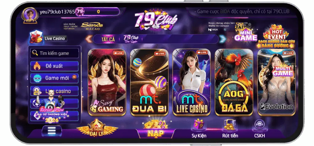 Live Casino 79Club
