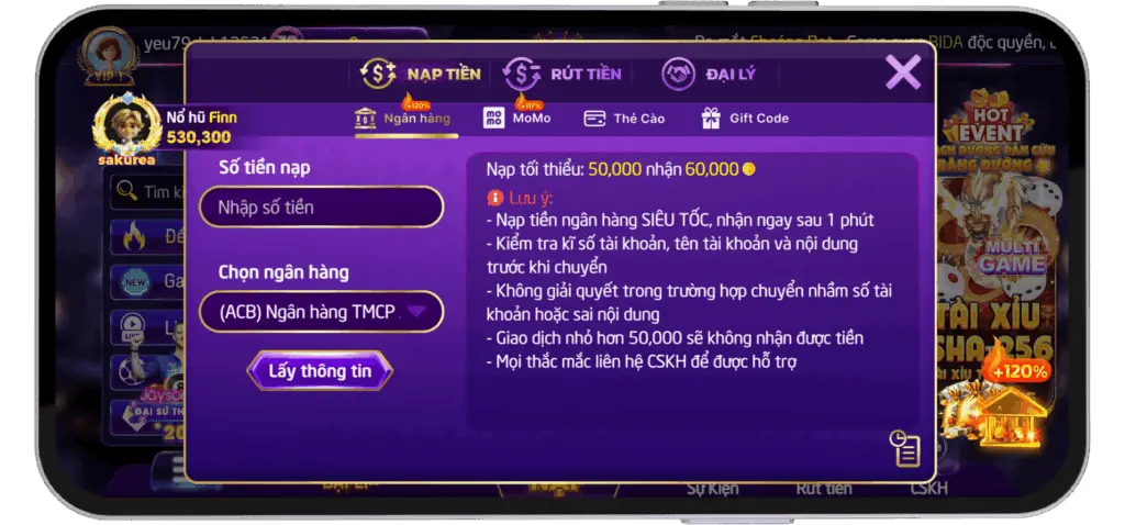 Nạp Tiền Ngân Hàng 79-Club.org