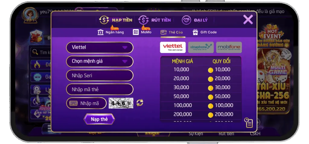 Nạp Tiền Thẻ Điện Thoại 79-club.org