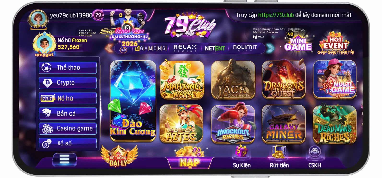 Nổ Hũ Kim Cương 79-Club.org