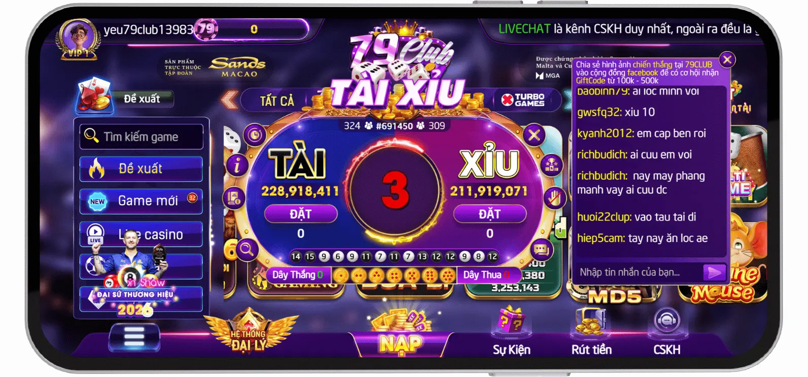 Tài Xỉu 79-club.org